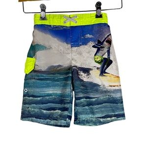 OP Boys' Shark Surfer Swim Trunks
